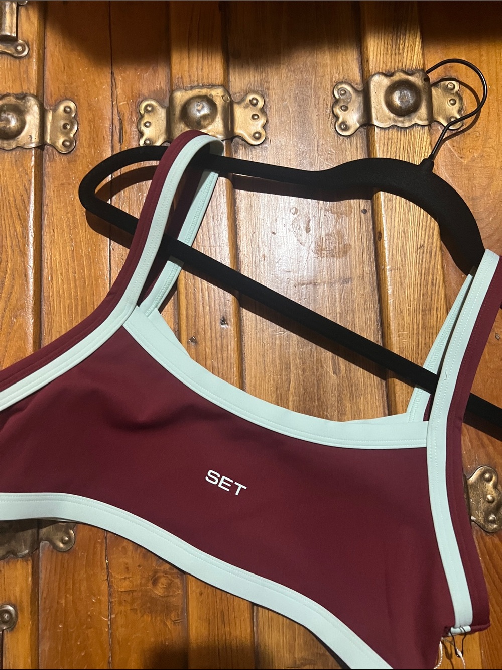 Set Active Sportbody Vista Sporty Contrast Double Strap Bra - Picture 4 of 7